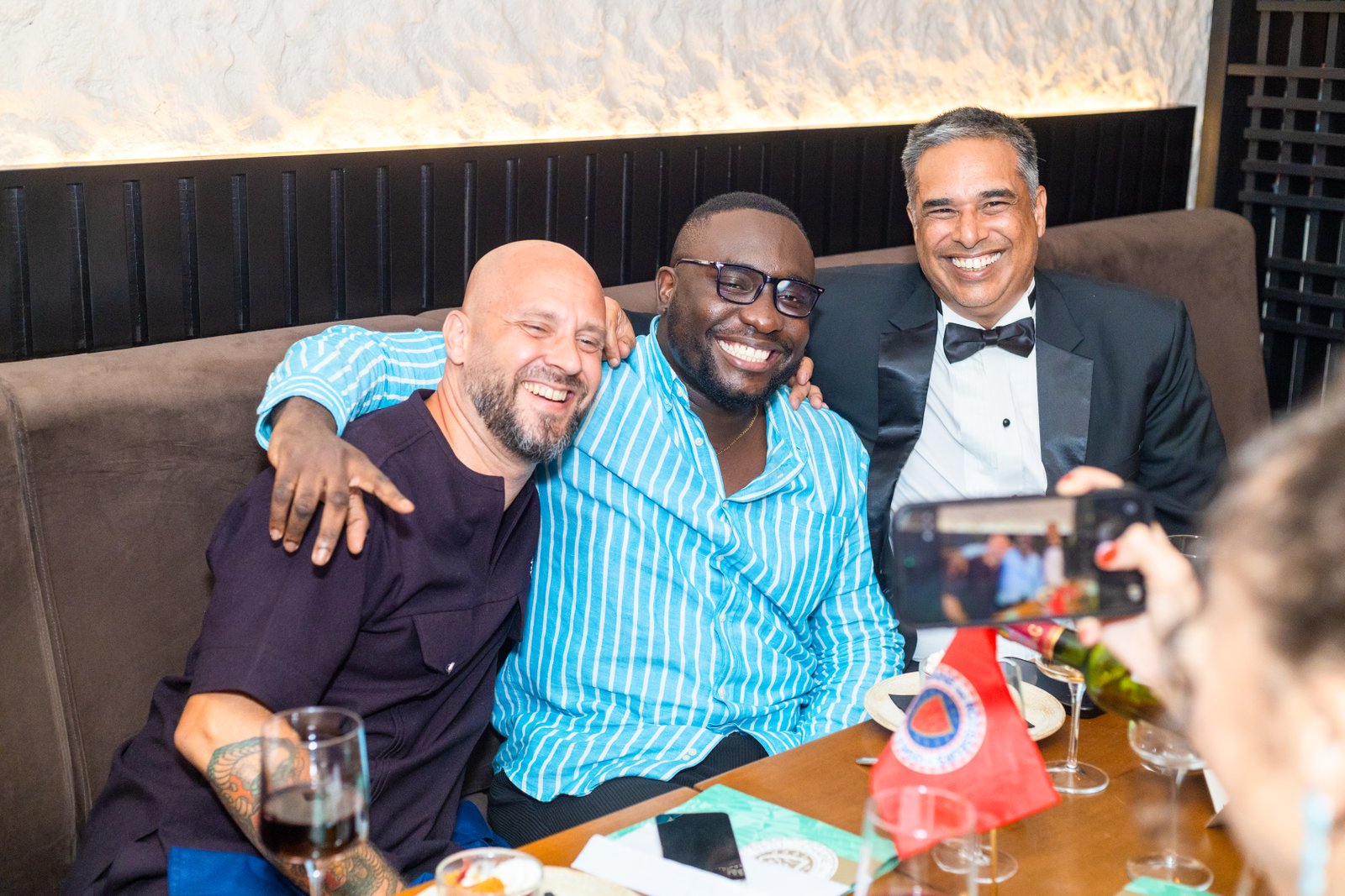 Members at dinner
